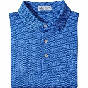 Peter Millar Summer Comfort Performance Golf Polo Medium Blue